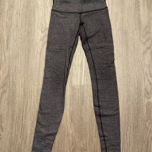 lululemon Herringbone Align Leggings Black/Gray